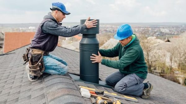 What should I use to repair a chimney cap?