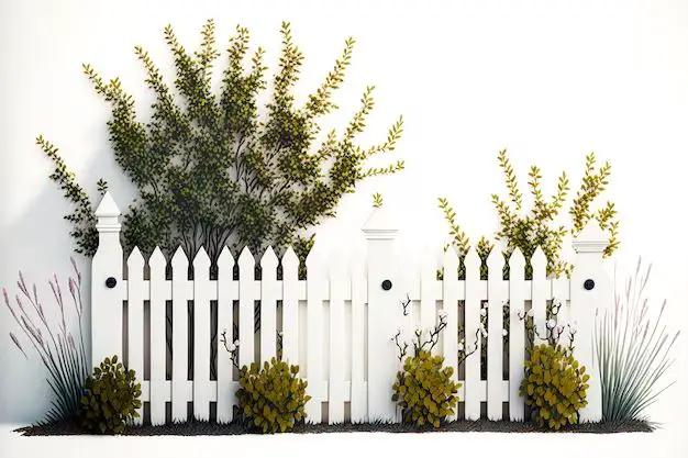 How do you fence a small garden