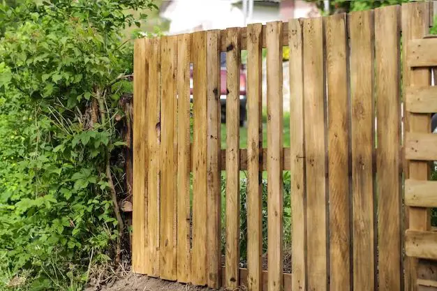 How do I make my fence look rustic