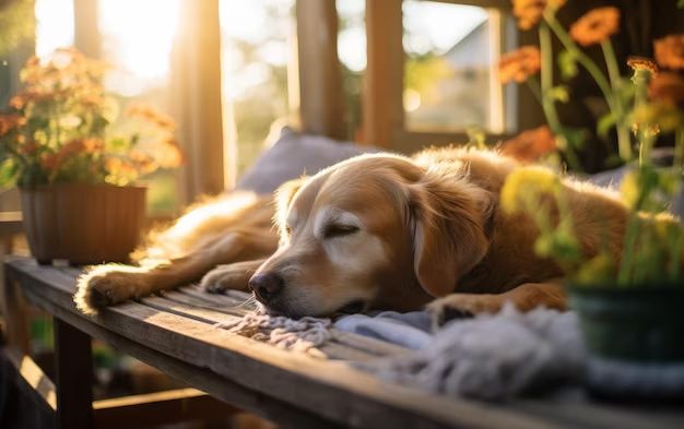 How do I keep my dog on the porch