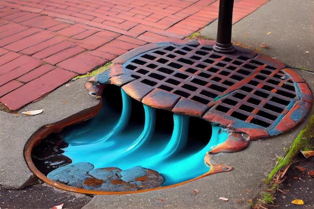 How do you cut a plastic drain cover