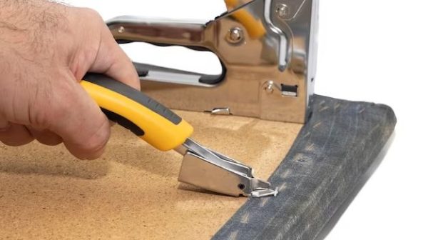 How do you remove staples from wood without pliers?