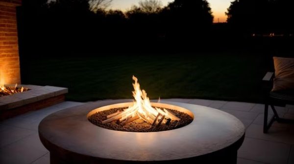 Can you run natural gas to a fire pit?