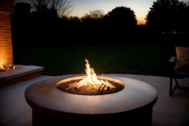 Can you run natural gas to a fire pit