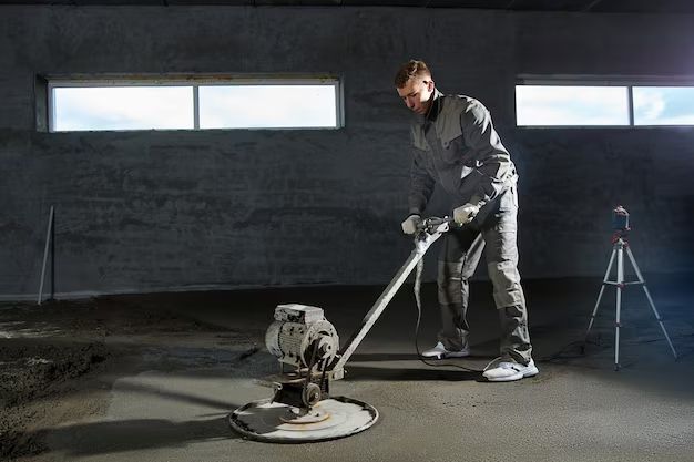 How do you smooth concrete after grinding