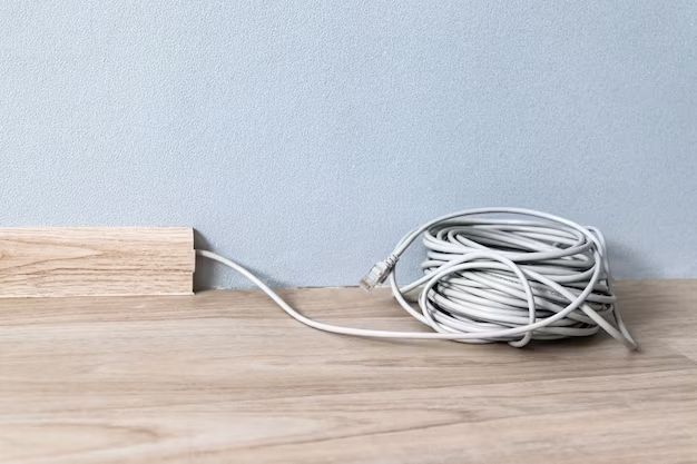 How do you run cables along baseboards