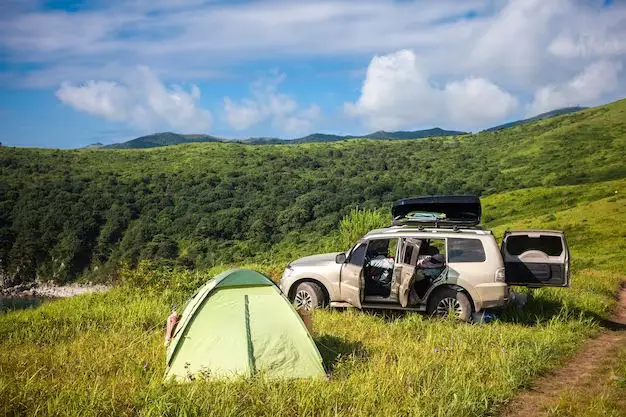 What is the purpose of the SUV tent