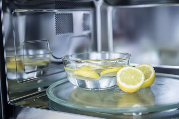 How do I clean my oven with lemons