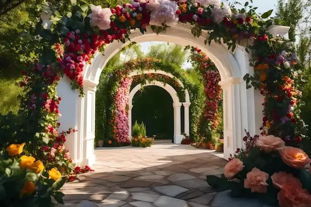 How do you make a simple garden arch