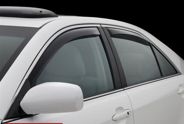 What are the plastic covers on car windows called