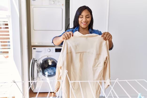 How do you hang a hanger in a laundry room