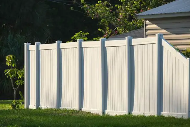 How do you hang lights on a PVC fence