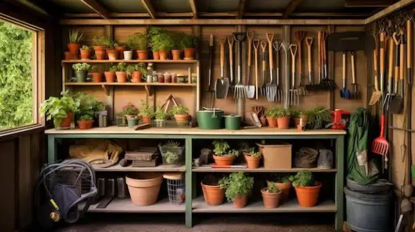 What do you use for shed shelves?