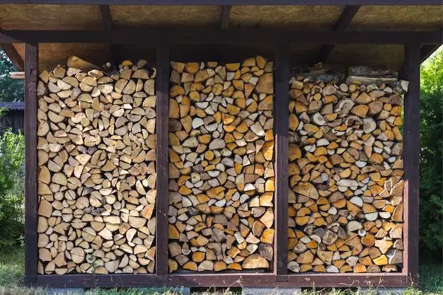 Does a firewood rack need a roof