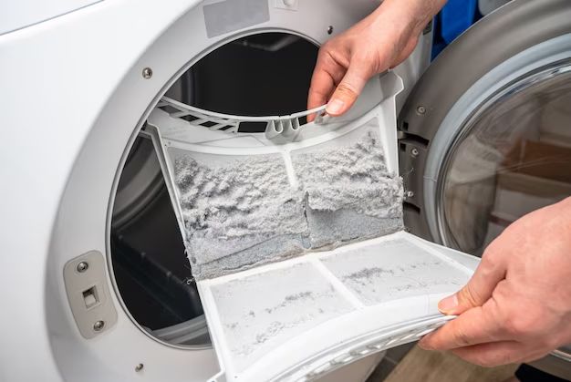 How do you fix dryer stains on clothes