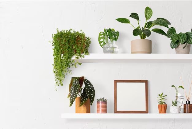 Can you put plants on floating shelves