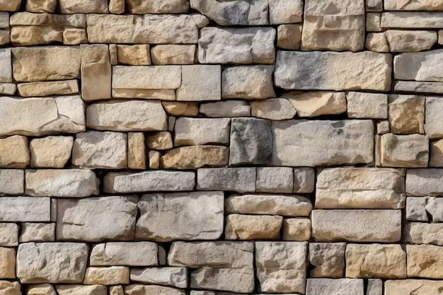 How do you attach stacked stone to a wall