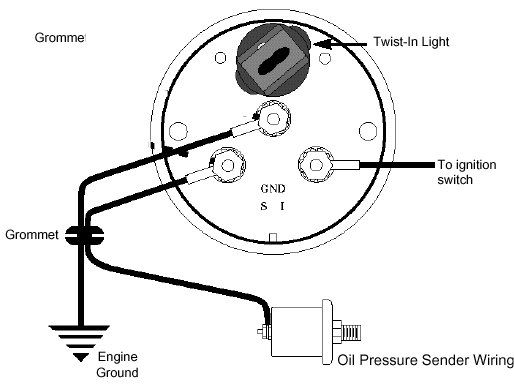 How do you install an oil pressure gauge sensor