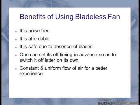 What are the disadvantages of bladeless fans