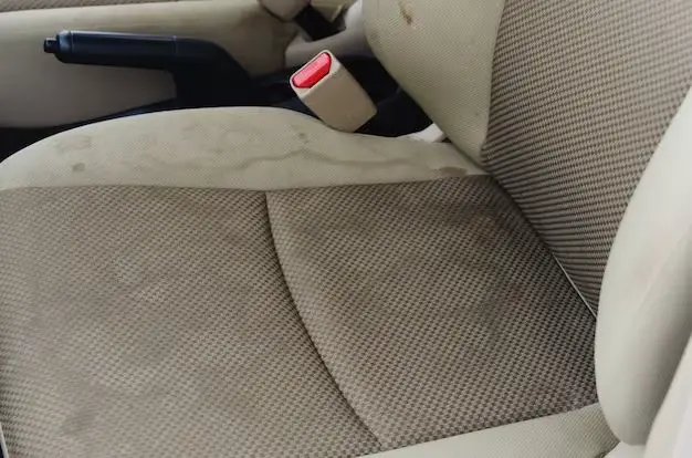 How do you get stains out of car seat upholstery