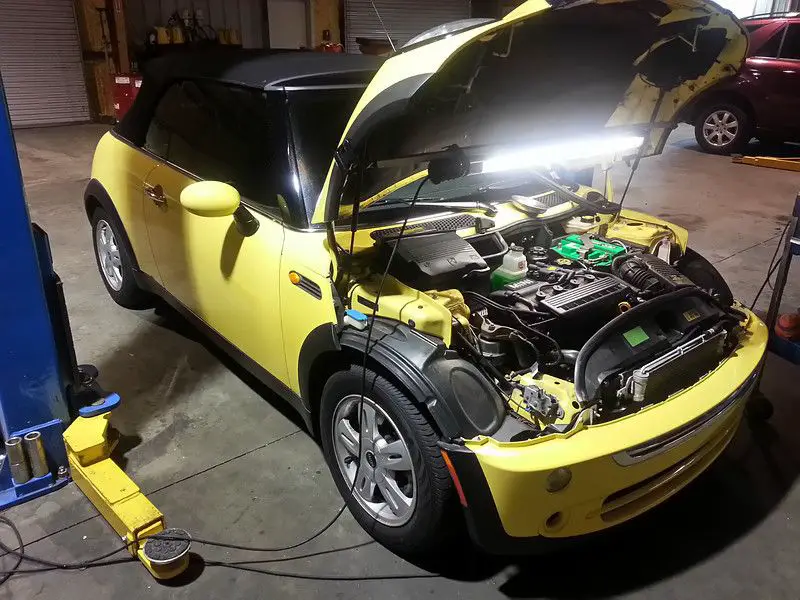 How much does it cost to replace an engine in a Mini Cooper