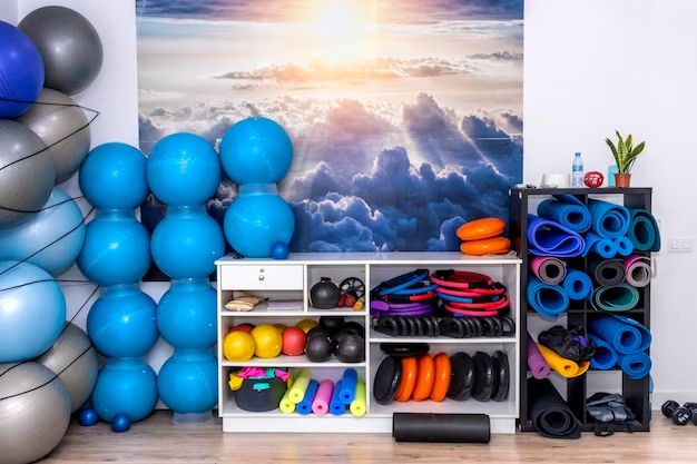 How do you store sports equipment at home