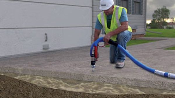 Does lifting concrete with foam work?