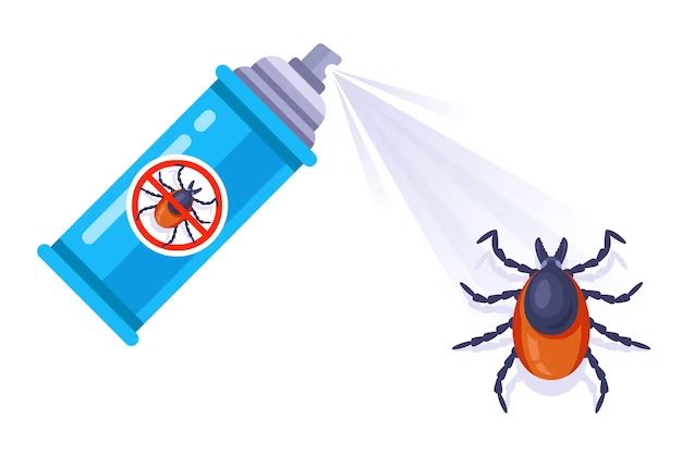 What can I spray on my lawn to kill ticks