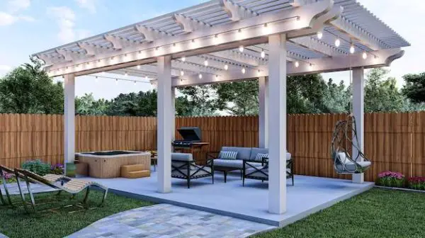 How do I cover my pergola in the rain?