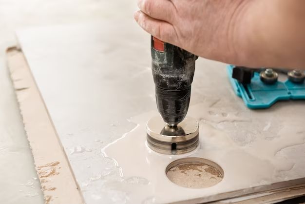 Can a hole be drilled in ceramic tile