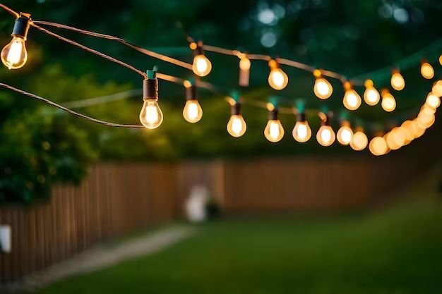 How do you attach outdoor lights to a fence