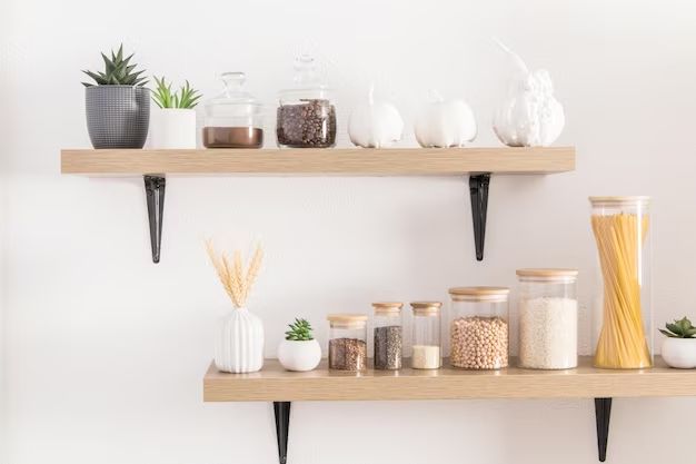 Can floating shelves hold dishes