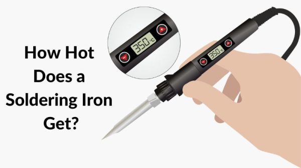 How hot does a 140 watt soldering iron get?