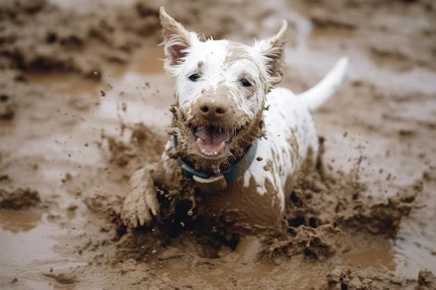 How can I keep my dog out of the mud