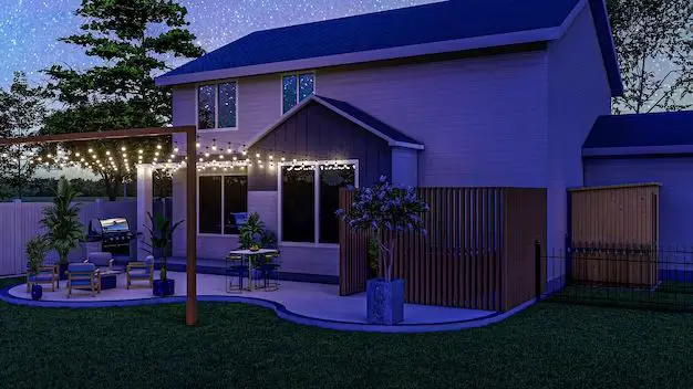 How do you install outdoor lights on vinyl siding