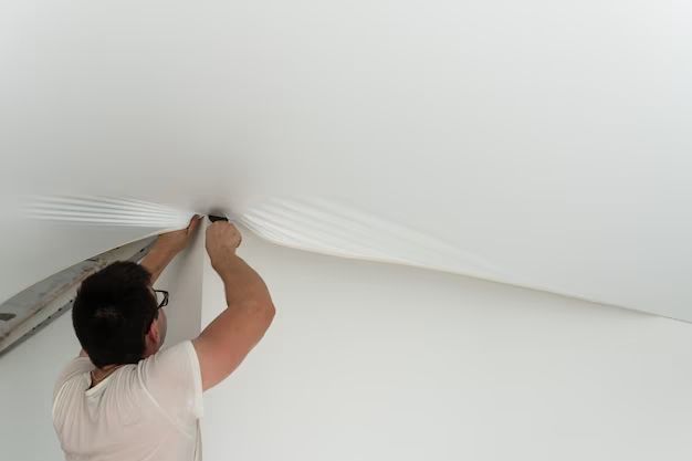 How do you repair a damaged ceiling texture