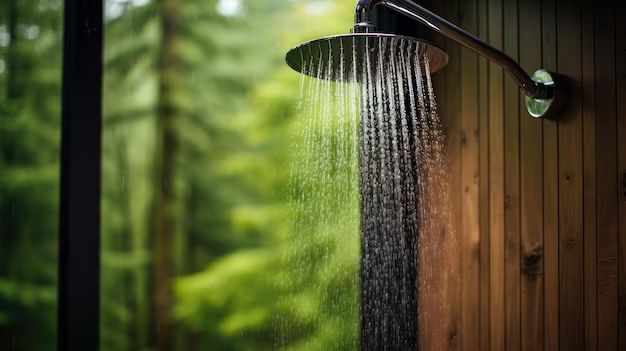 What is the best base for an outdoor shower