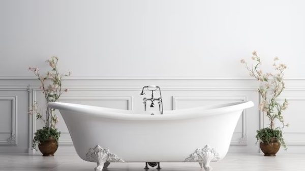 How do you finish the edge of a bathtub tile?