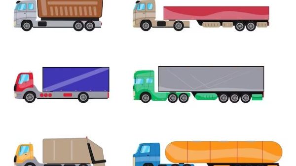 What are the different types of end dump trailers?