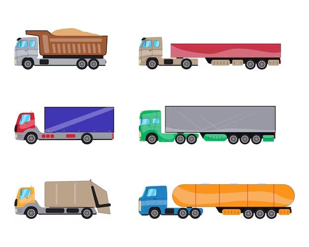 What are the different types of end dump trailers