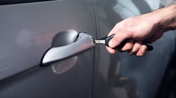 What tool is used to open locked car doors?