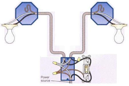 Can you wire two lights from one switch