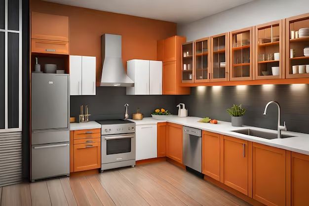 What color cabinets go with silver hardware