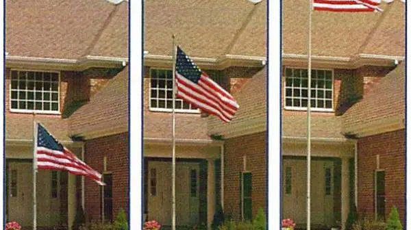 How tall should a flagpole be for your front yard?