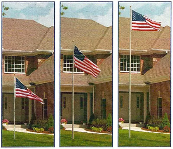 How tall should a flagpole be for your front yard