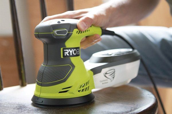 What is the disadvantage of a random orbital sander