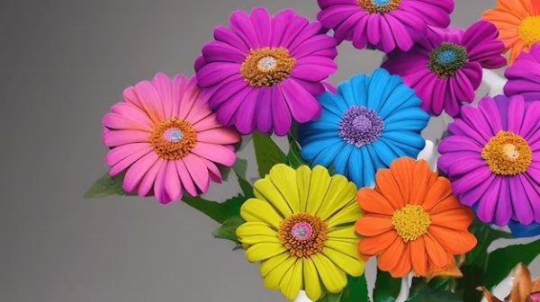 What are the different colors of daisies?