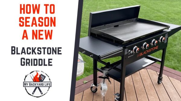 How do you start a Blackstone griddle for the first time?