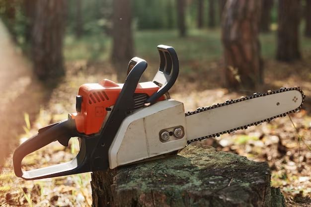 Is it okay to store a chainsaw vertically