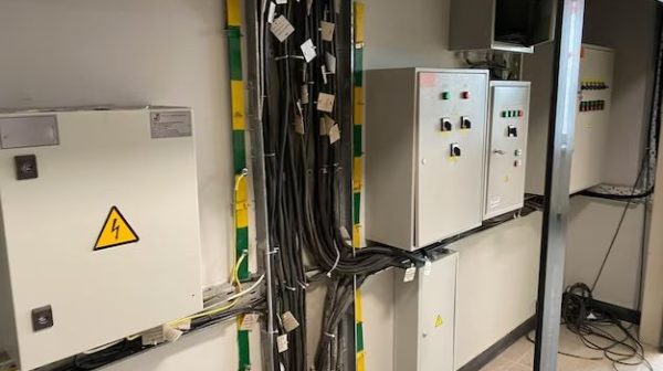 Should electrical panels be covered?